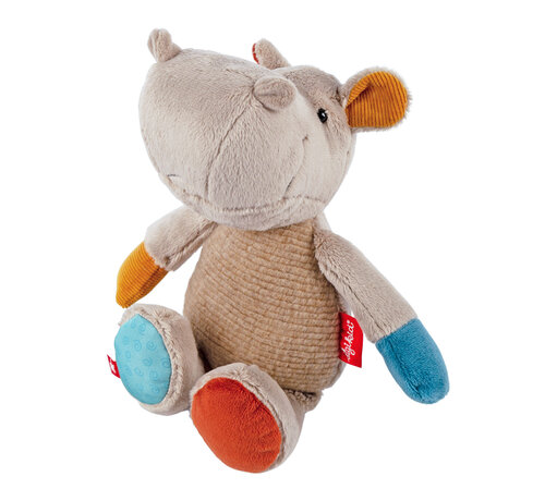 sigikid Knuffel Nijlpaard Hippo Patchwork Sweety