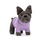 Knuffel Hond Sweater French Bulldog Purple