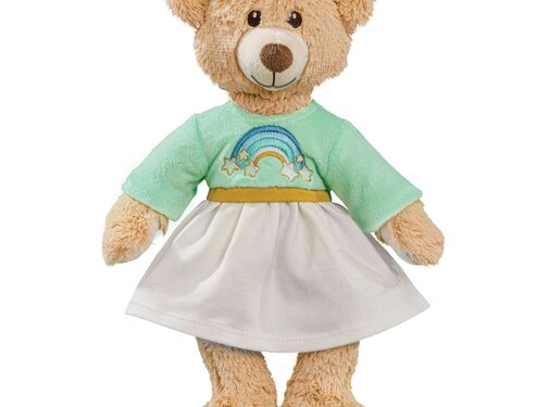 Heless Plushie "Teddy Rainbow", 22 cm