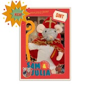 Sam&Julia Het Muizenhuis Knuffelmuis Sinterklaas