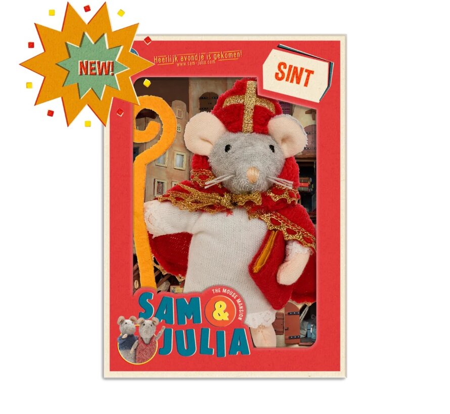 Knuffelmuis Sinterklaas