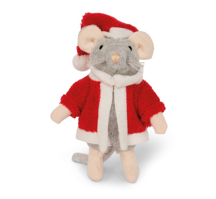 Knuffelmuis De Kerstman