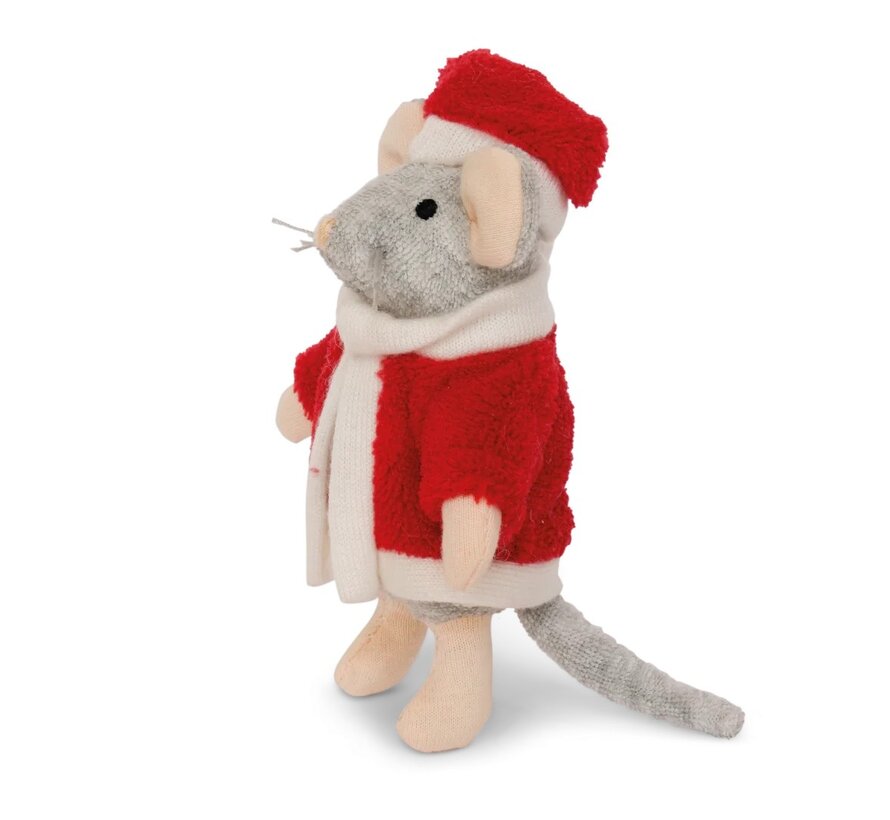 Knuffelmuis De Kerstman