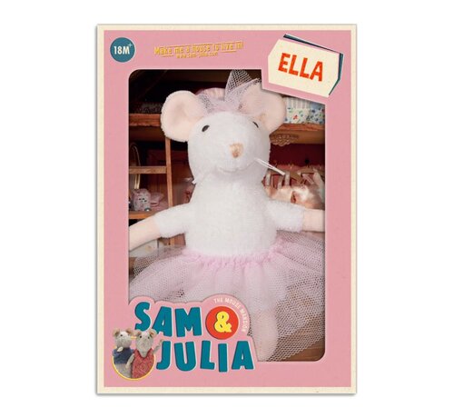 Sam&Julia Het Muizenhuis Knuffel Muis Ella