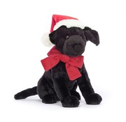 Jellycat Soft Toy Winter Warmer Pippa Black Labrador