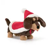 Jellycat Knuffel Teckel Winter Warmer Otto Sausage Dog