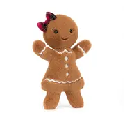 Jellycat Soft Toy Jolly Gingerbread Ruby Original
