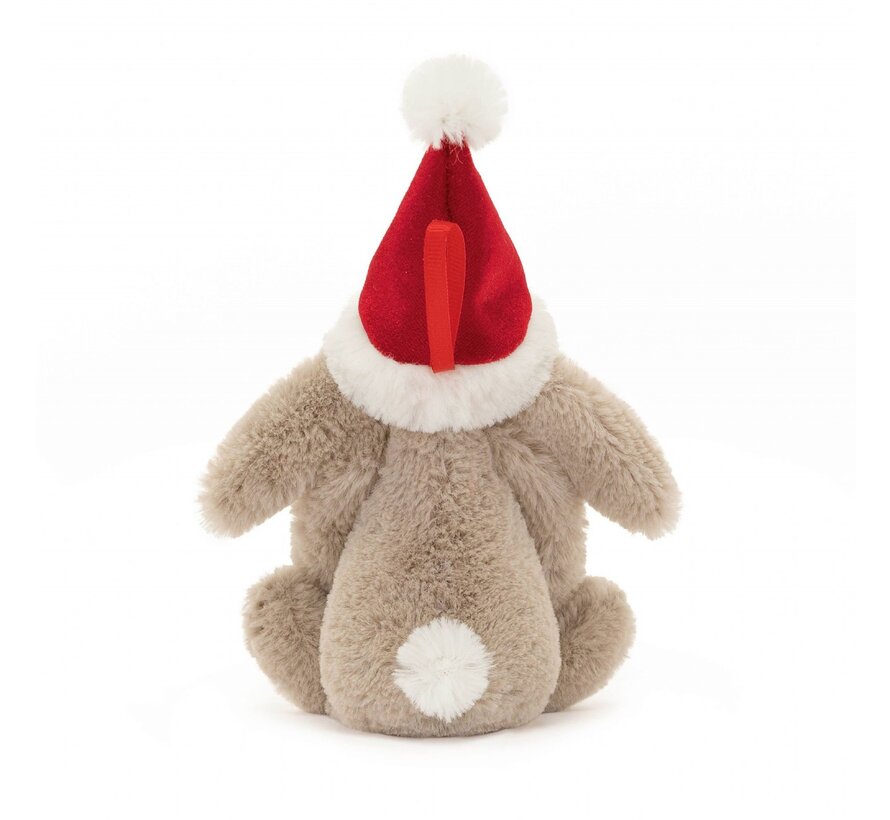 Knuffel Bashful Christmas Bunny Decoration