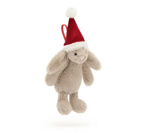 Jellycat Knuffel Bashful Christmas Bunny Decoration