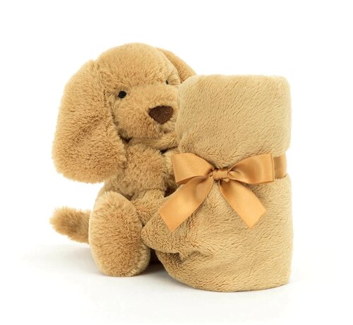 Jellycat Bashful Toffee Puppy Soother