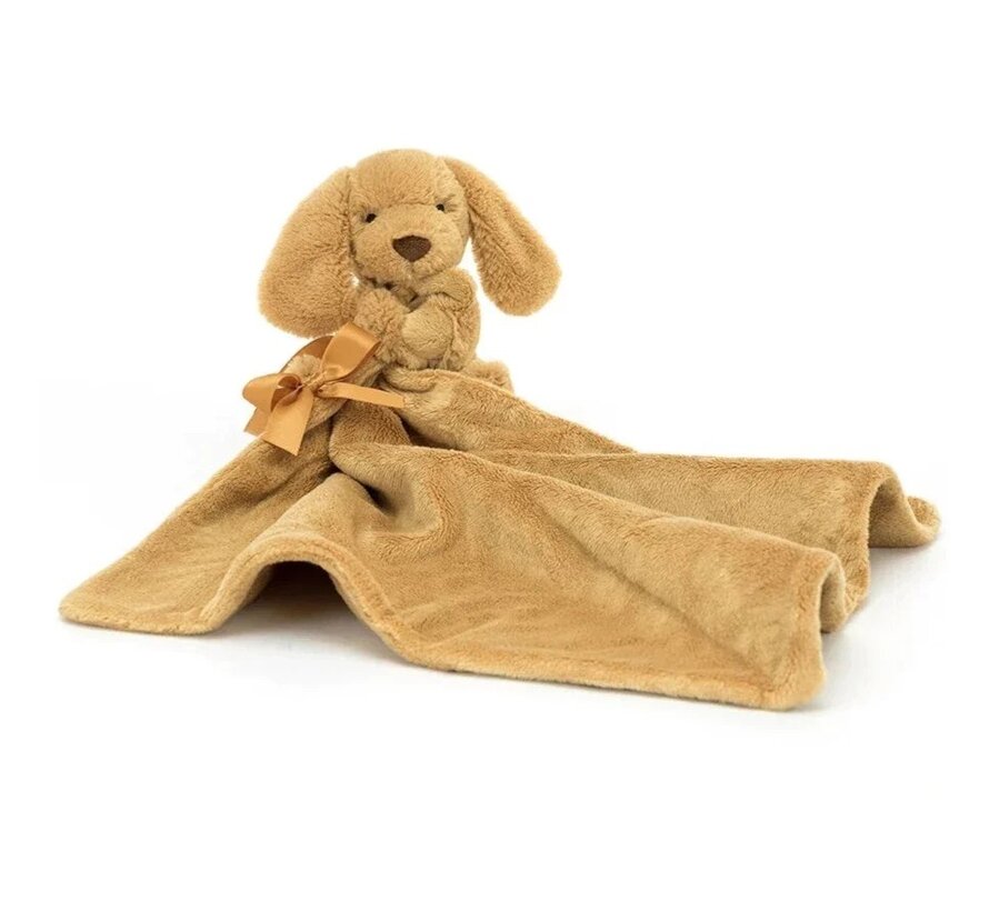 Knuffeldoek Bashful Toffee Puppy Soother