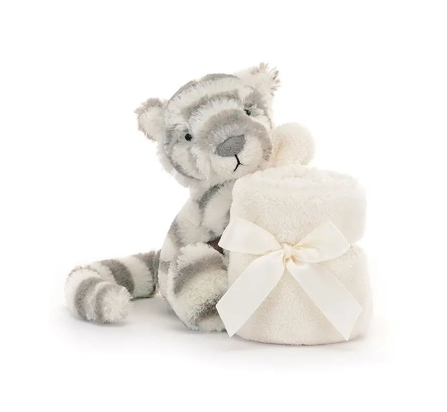 Knuffeldoek Bashful Snow Tiger Soother