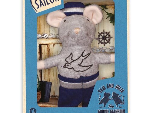 Sam&Julia Het Muizenhuis Plush Grandpa Sailor