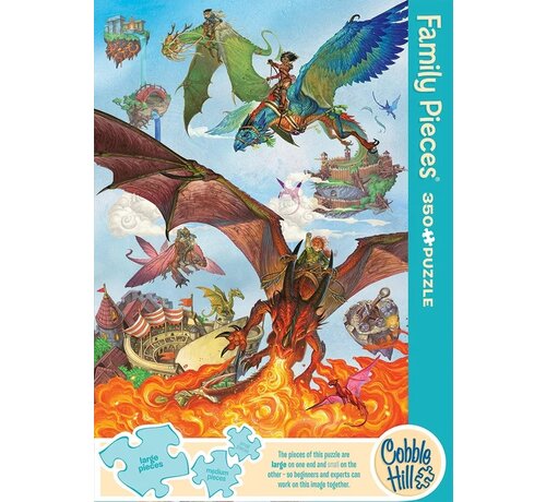 Cobble Hill Familiepuzzel Dragon Flight 350 pcs