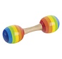 Dubbele Maracas Regenboog Set 2-delig