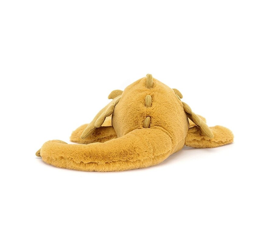 Knuffel Draak Golden Dragon Huge