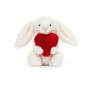 Jellycat Bashful Red Love Heart Bunny Little