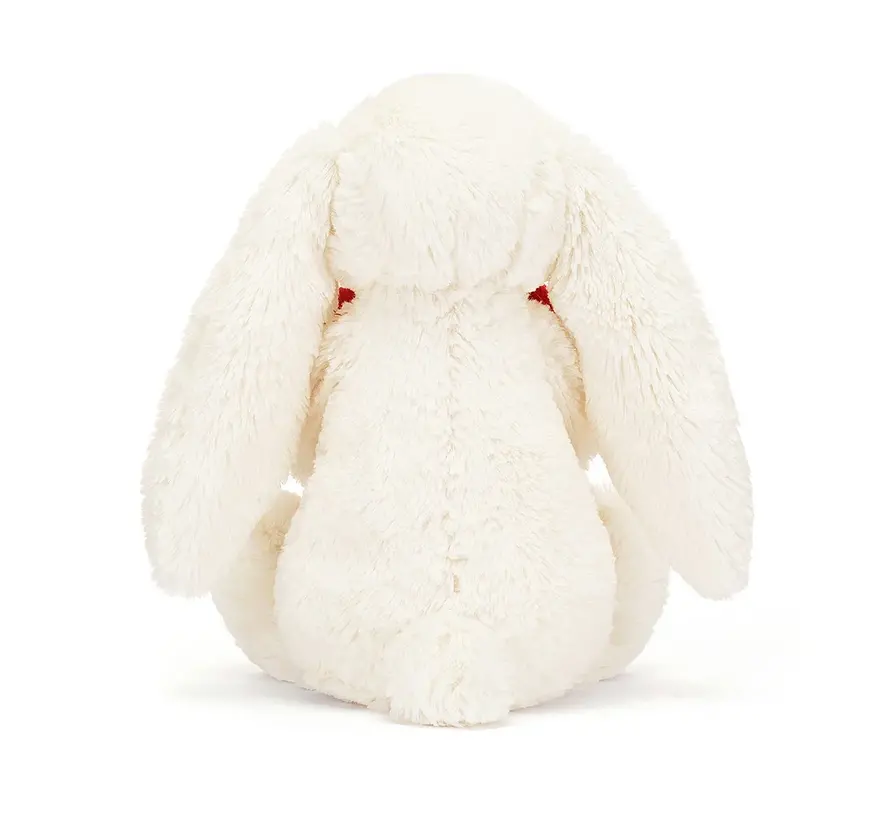 Bashful Red Love Heart Bunny Original