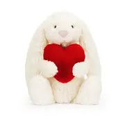 Jellycat Bashful Red Love Heart Bunny Original