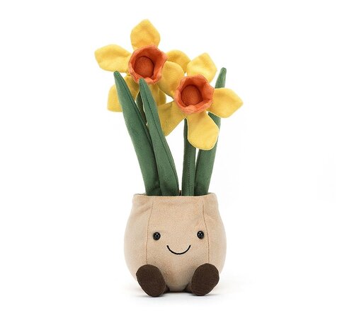 Jellycat Knuffel Narcis Amuseable Daffodil Pot