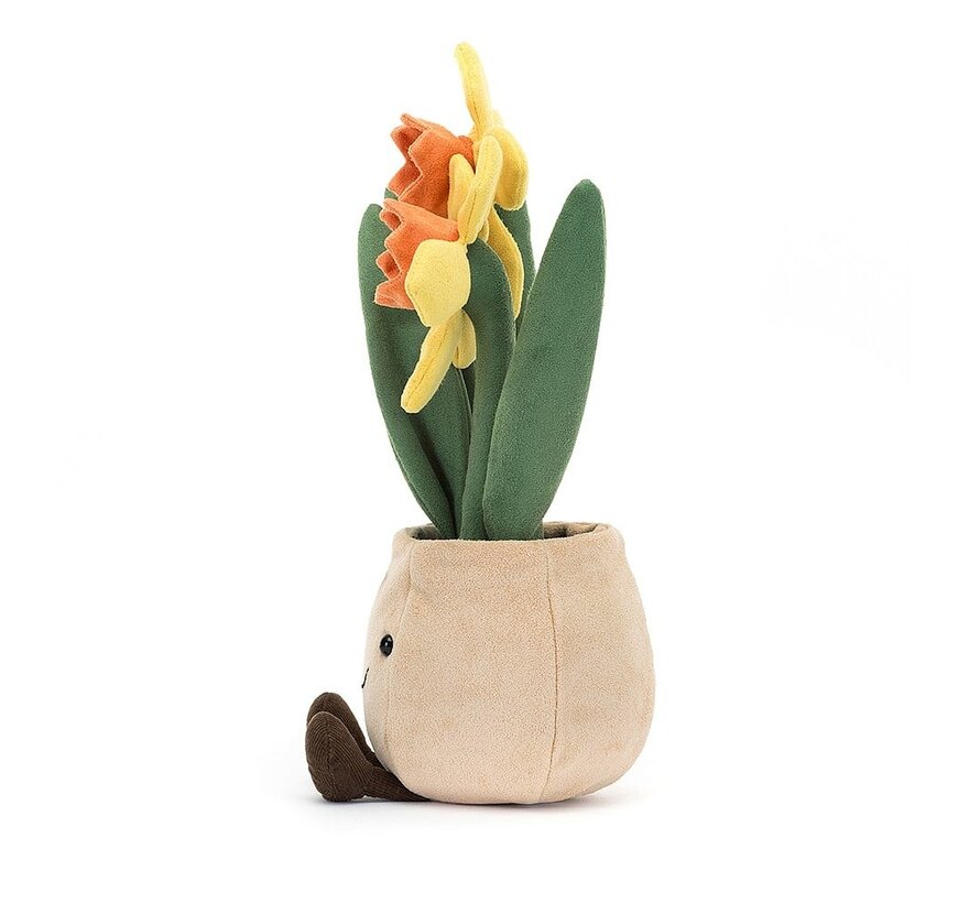 Knuffel Narcis Amuseable Daffodil Pot