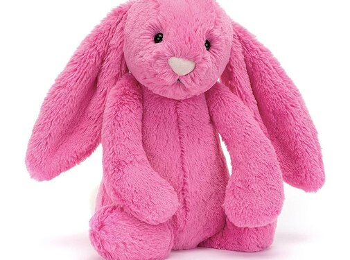 Jellycat Bashful Hot Pink Bunny Original (Medium)