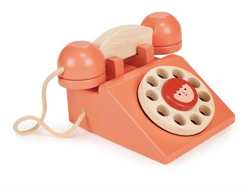 Mentari Ring Ring Telefoon Hout