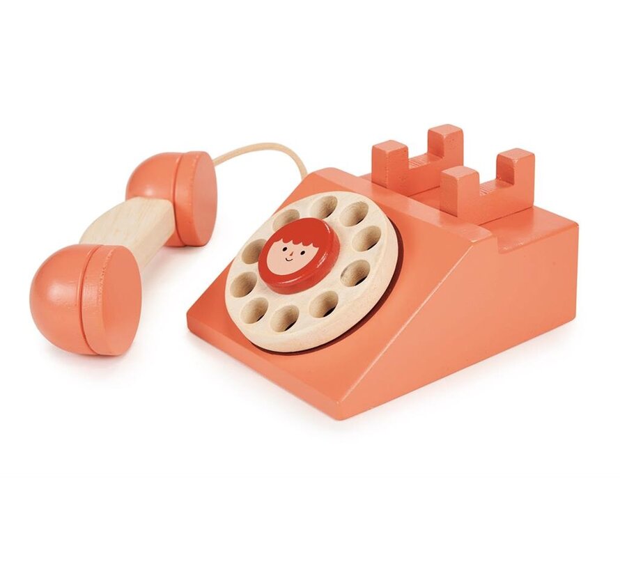 Ring Ring Telefoon Hout