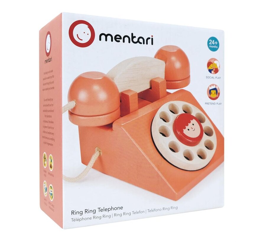 Ring Ring Telefoon Hout
