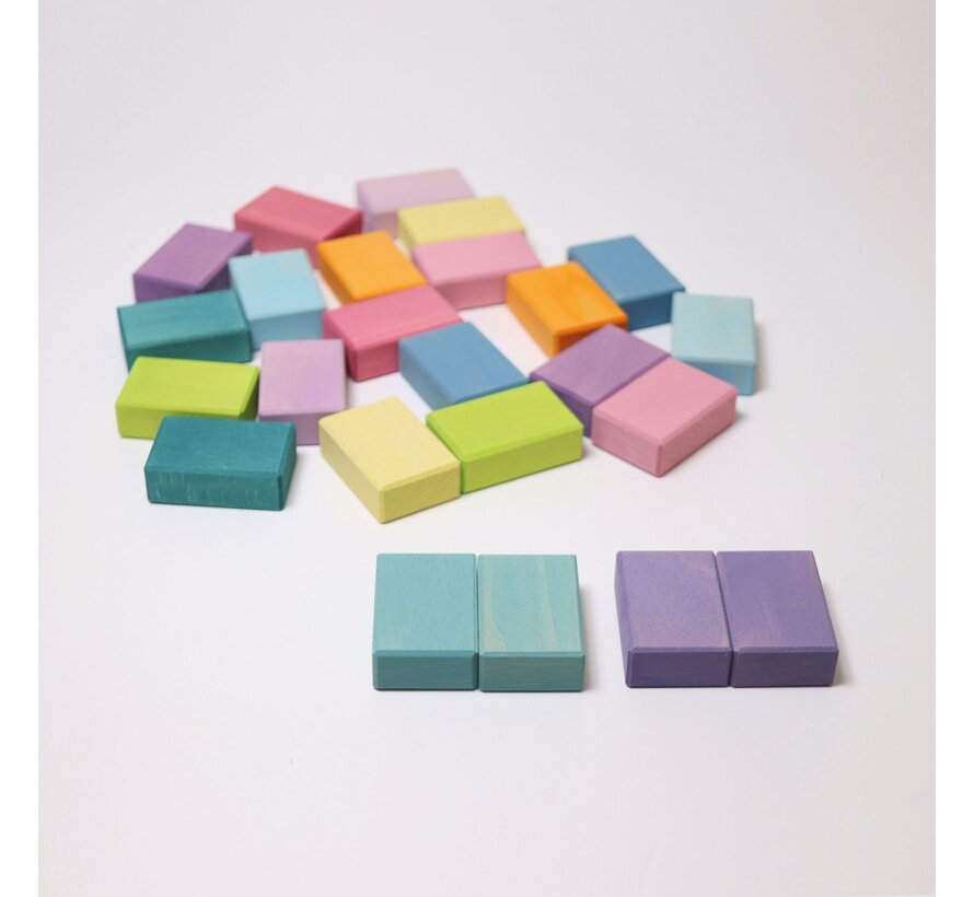 Blokkendoos Pastel Duo 40pcs