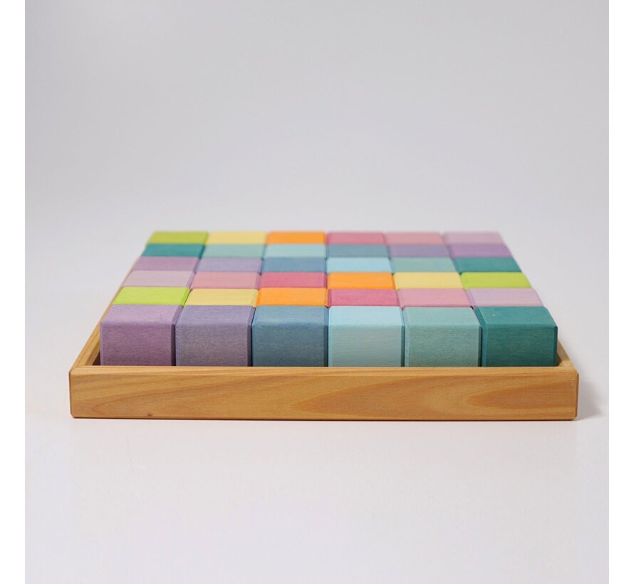 Blokkendoos Pastel Mozaïk 36pcs