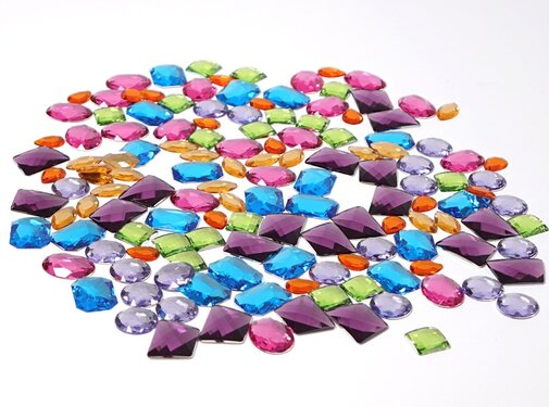 Grimm's 140 Giant Acrylic Glitter Stones