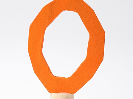 Grimm's Houten Cijfer 0 Antroposofisch 04500