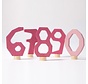 Pink Decorative Numbers 6-9 and 0