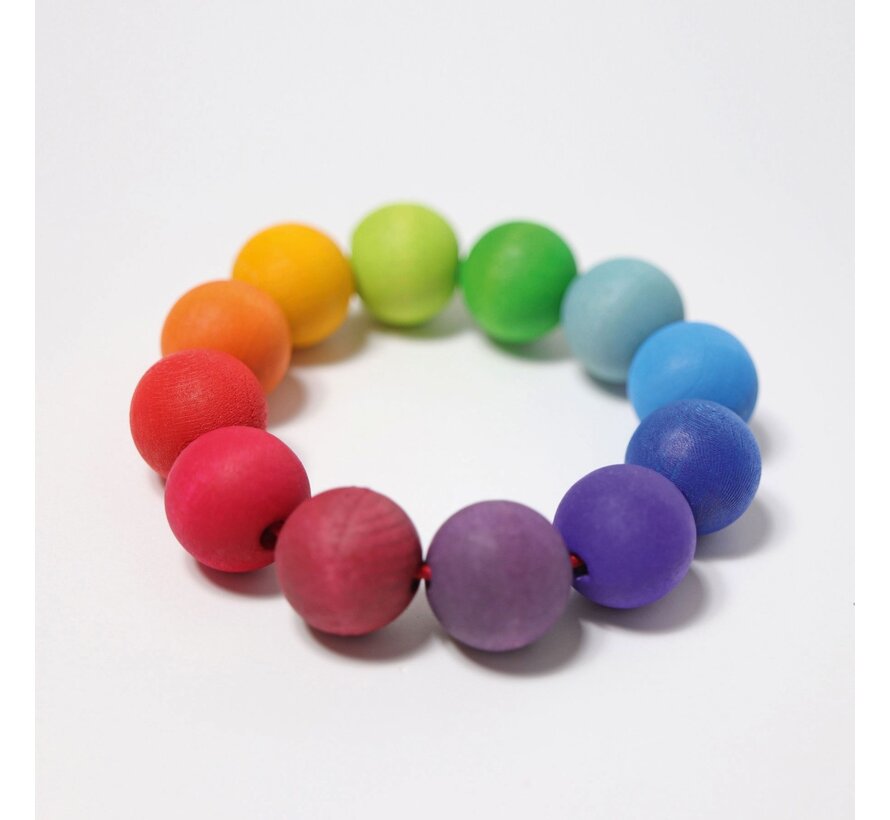 Rainbow Bead Ring