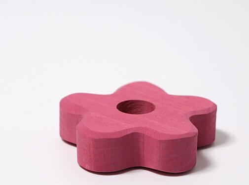 Grimm's Figurenhouder Roze Bloem  02705