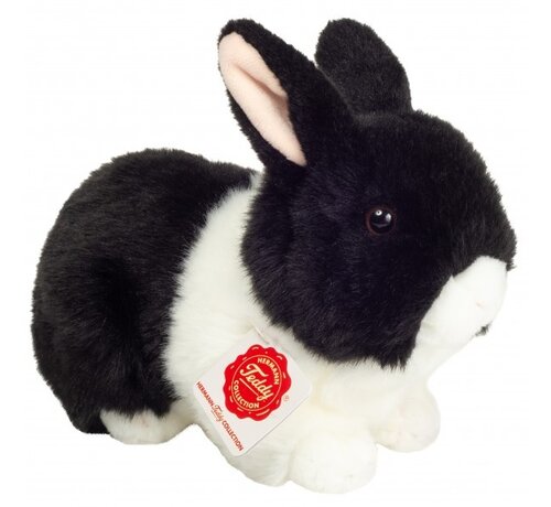 Hermann Teddy Soft Toy Hare Black White 23 cm