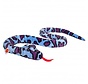 Soft Toy Snake Lilac Blue Spotted 175 cm