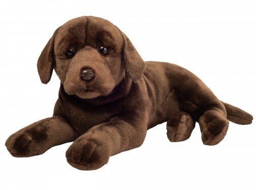Hermann Teddy Soft Toy Dog Labrador Chocolate Brown 50 cm