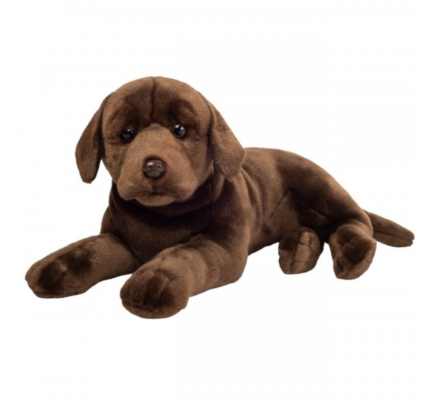 Soft Toy Dog Labrador Chocolate Brown 50 cm