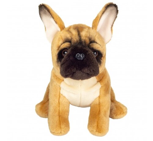 Hermann Teddy Soft Toy French Bulldog Sitting 27 cm