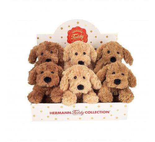 Hermann Teddy Soft Toy Dog Lying 20 cm