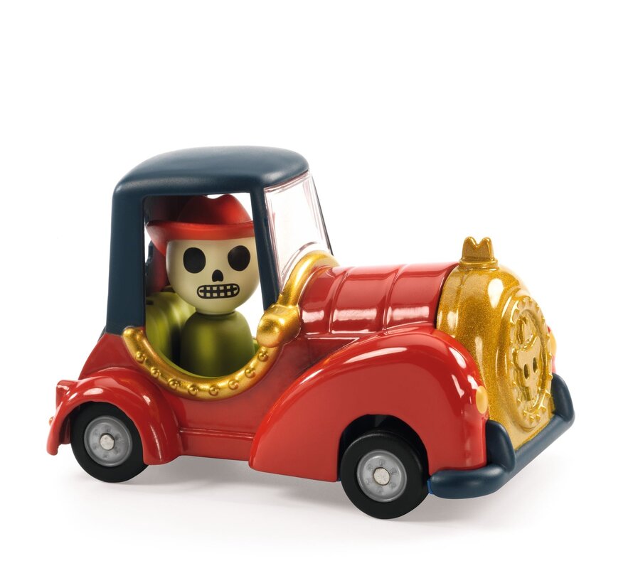 Crazy Motors Red Skull