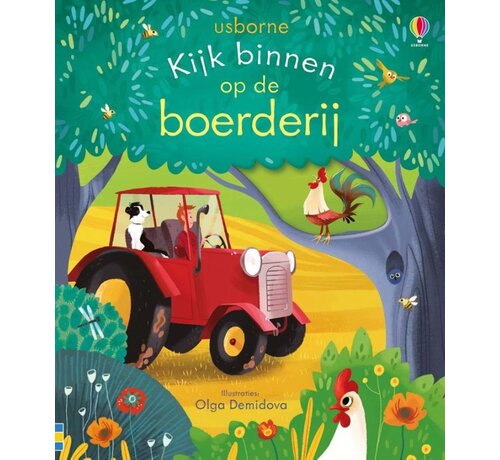 Uitgeverij Usborne Kijk binnen op de boerderij