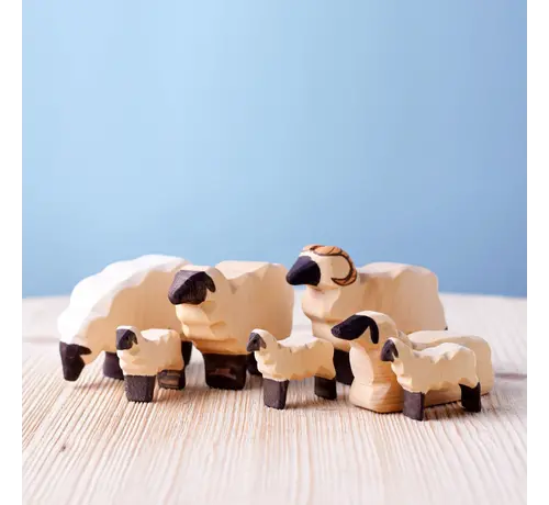 bumbu toys Flock of Sheep set 7-pcs