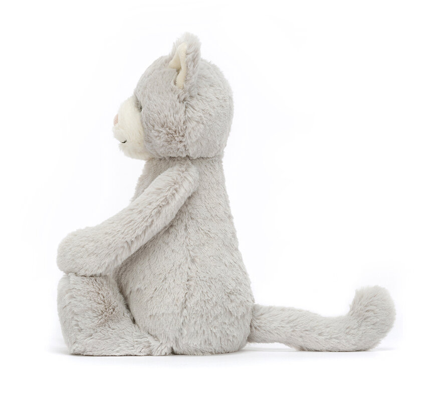 Knuffel Kat Bashful Grey Kitty Original