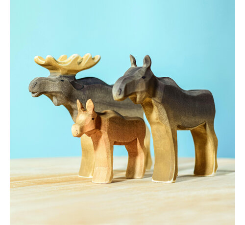 bumbu toys Moose Family set 3-pcs