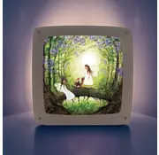 Seizoensplaat Fairies with Squirrel