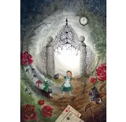 Postkaart Alice in Wonderland