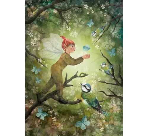 Bijdehansje Card Spring Forest Fairy